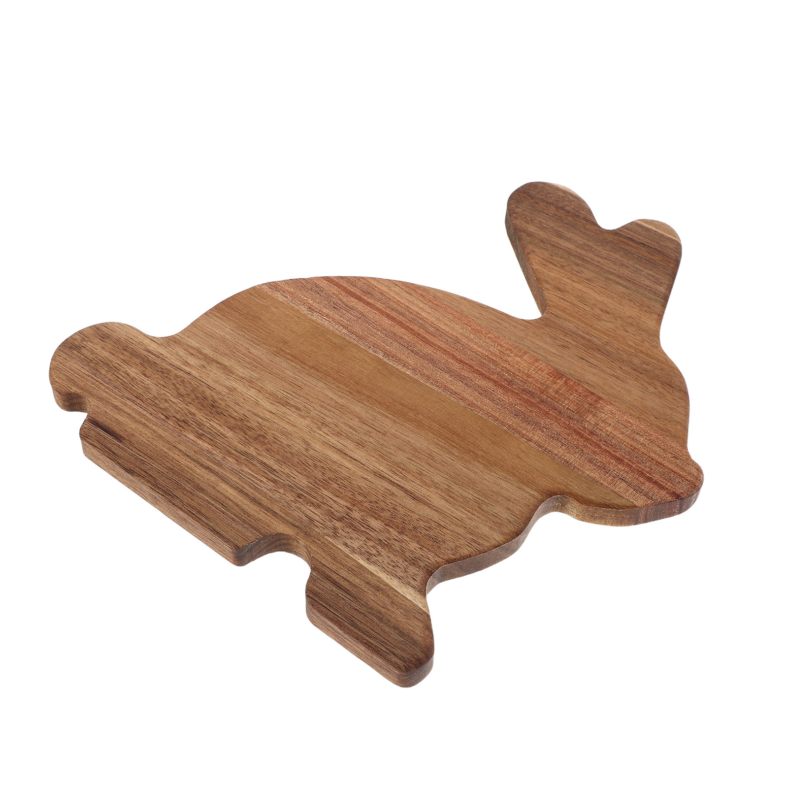 Wooden Serving Tray - Bunny Shaped Wood Serving Platter Natural