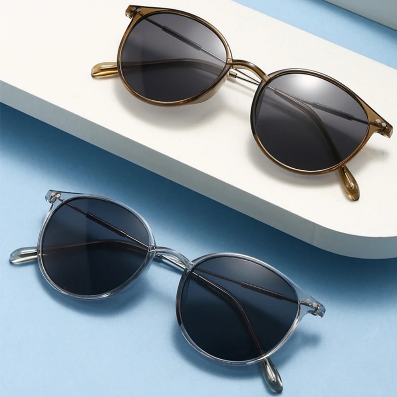 New Round Vintage Sunglasses W - Luxury Zone 评论和价格