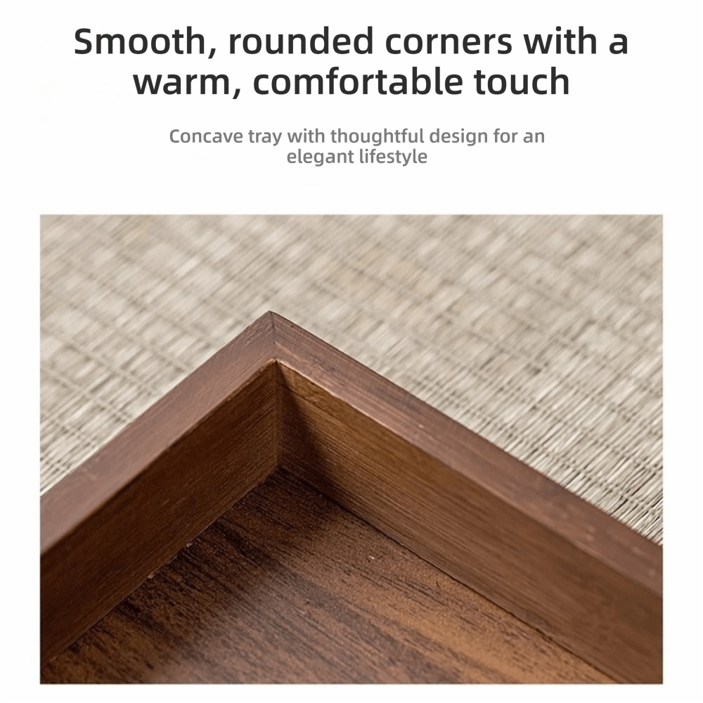 Decorate Tray Natural Bamboo B - Wooden Serving Tray 评论和价格