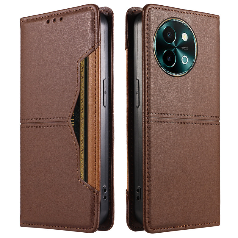 Fundas Magnetic Wallet Case Fo - Vivo Y28 评论和价格