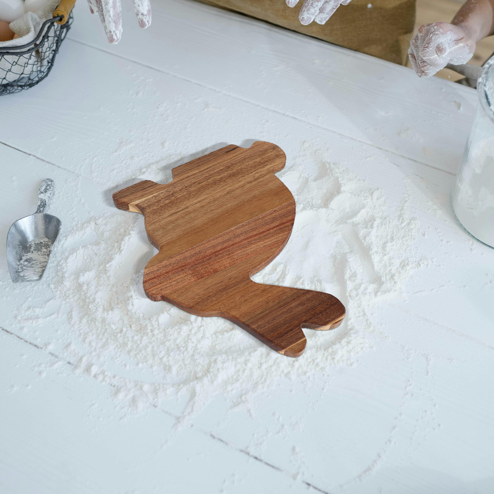 Bunny Shaped Wood Serving Plat - Wooden Serving Tray 评论和价格