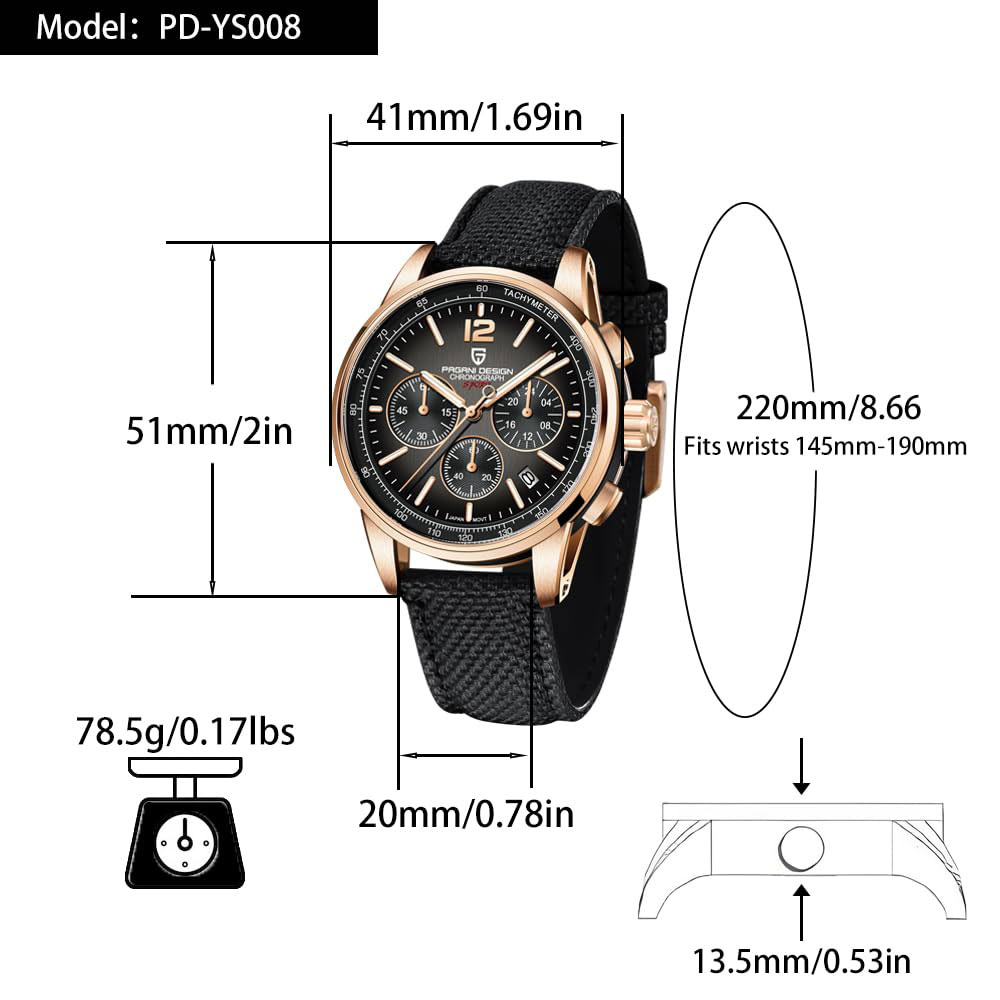 PAGANI DESIGN New Mens Watch 4 - Luxury Zone 评论和价格