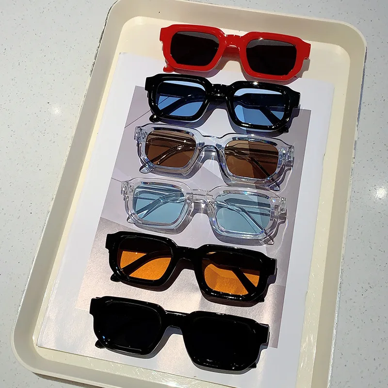 Vintage Rectangle Frame Sungla - Luxury Zone 评论和价格