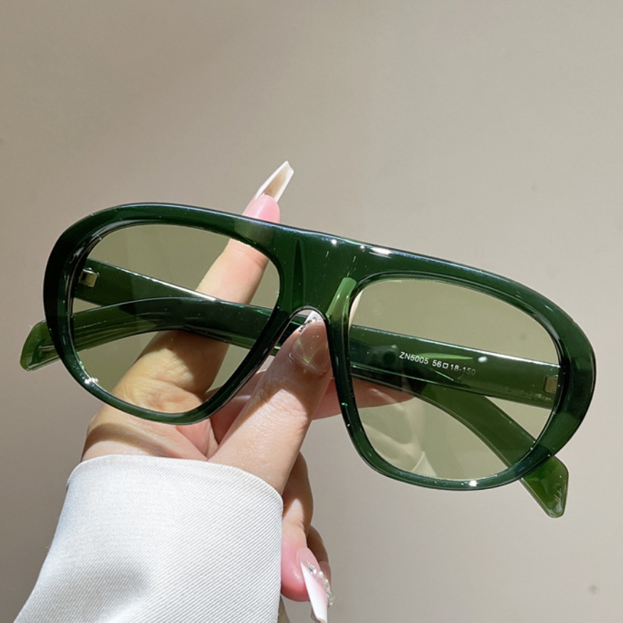 New Oversized Pilot Sunglasses - Luxury Zone 评论和价格