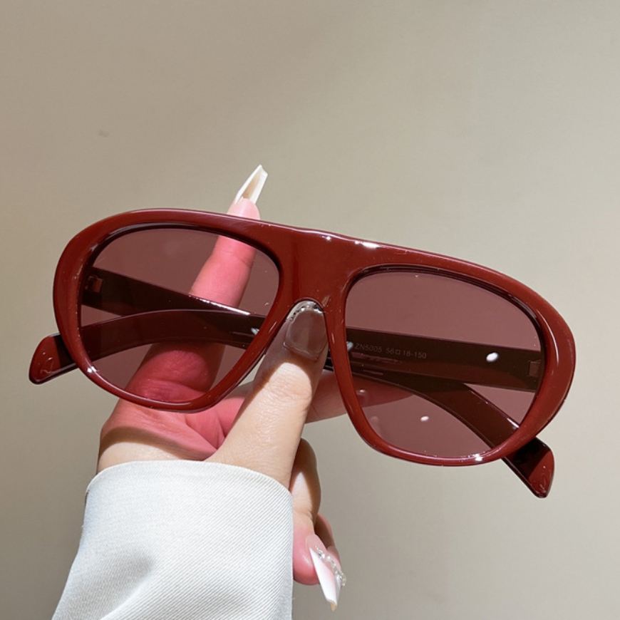 New Oversized Pilot Sunglasses - Luxury Zone 评论和价格